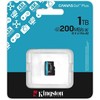 „Kingston Technology 1TB Micro SDXC Canvas Go Plus Gen4 200R A2 U3“ atminties kortelė be ADP