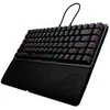 Klaviatūra ASUS ROG Falcata, 75%, Laidinis ir belaidis, USB + RF belaidis + „Bluetooth“, Magnetinis-mechaninis rakto jungiklis, RGB LED, Juoda