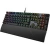 Klaviatūra ASUS ROG Strix Scope II X, Full-size (100%), su laidu, USB, Mechaninė, RGB LED, Juodas