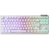 Klaviatūra Blackstorm Serenity TKL RGB mekaaninen pelinäppäimistö, valkoinen