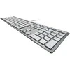 Klaviatūra CHERRY KC 6000 SLIM - PAN-NORDIC Sidabrinis Baltas