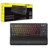 Klaviatūra Corsair Microsystems Corsair K70 PRO TKL, Tenkeyless (80 - 87%), su laidu, USB, Magnetic-mechaninė key switch, RGB LED, Juodas