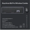 Keychron B6 Pro &amp; BM24 Klaviatūra ir pelė Combo Wireless Tri-Mode