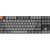 Klaviatūra Keychron K1 Max, laidinis ir belaidis, USB + RF belaidis + „Bluetooth“, mechaninis, QWERTY, RGB LED, juodas