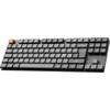 Klaviatūra Keychron K1 Max, laidinis ir belaidis, USB + RF belaidis + „Bluetooth“, mechaninis, QWERTY, RGB LED, juodas