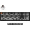 Klaviatūra Keychron K10 Max, su laidu &amp; Wireless, USB + RF belaidė + Bluetooth, Mechaninė, QWERTY, RGB LED, Juodas