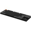 Klaviatūra Keychron K1v6 RGB aliuminio karšto keitimo QMK Keychron žemo profilio 2.0 rudas