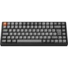 Klaviatūra Keychron K2 Max, su laidu &amp; Wireless, USB + RF belaidė + Bluetooth, Mechaninė, QWERTY, RGB LED, Juodas, Pilkas