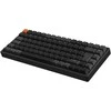 Klaviatūra Keychron K2 Version 3, 75%, su laidu &amp; Wireless, USB + RF belaidė + Bluetooth, Magnetic-mechaninė key switch, RGB LED, Juodas, Carbon