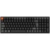 Klaviatūra Keychron K4 QMK, 96%, su laidu &amp; Wireless, USB + RF belaidė + Bluetooth, Magnetic-mechaninė key switch, RGB LED, Juodas