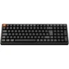 Klaviatūra Keychron K4 QMK, 96%, su laidu &amp; Wireless, USB + RF belaidė + Bluetooth, Magnetic-mechaninė key switch, RGB LED, Juodas