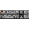 Klaviatūra Keychron K5 Max, Full-size (100%), su laidu & Wireless, USB + RF belaidė + Bluetooth, Mechaninė, RGB LED, Juodas, Pilkas