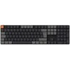 Klaviatūra Keychron K5v2 RGB aliuminio karšto keitimo QMK Keychron žemo profilio 2.0 rudas