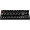 Klaviatūra Keychron K8 QMK, su laidu &amp; Wireless, USB + RF belaidė + Bluetooth, Magnetic-mechaninė key switch, RGB LED, Juodas