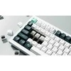 Klaviatūra Keychron Q1 HE, su laidu &amp; Wireless, USB + RF belaidė + Bluetooth, Magnetic-mechaninė key switch, QWERTY, RGB LED, Baltas