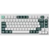 Klaviatūra Keychron Q1 HE, su laidu &amp; Wireless, USB + RF belaidė + Bluetooth, Magnetic-mechaninė key switch, QWERTY, RGB LED, Baltas
