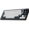 Klaviatūra Keychron Q2 Max, laidinis ir belaidis, USB + RF belaidis + „Bluetooth“, magnetinis-mechaninis rakto jungiklis, RGB LED, juodas, anglies pluošto