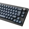 Klaviatūra Keychron V2 MAX 65% rankenėlės belaidis trijų režimų QMK/VIA Gateron Jupiter rudas jungiklis anglies juodumo