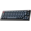 Klaviatūra Keychron V2 MAX 65% rankenėlės belaidis trijų režimų QMK/VIA Gateron Jupiter rudas jungiklis anglies juodumo