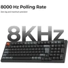 Klaviatūra Keychron V5 Ultra 96% 8K Wireless Tri-Mode Juodas Keychron POM Brown