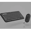 Klaviatūra ir pelė Logitech Pebble 2 Combo for Mac, grafito spalvos, Nordic išdėstymas