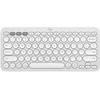 Belaidė klaviatūra Logitech PEBBLE KEYS 2 K380S, Baltos spalvos, Išdėstymas: Šiaurės šalių (Qwerty)