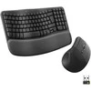 Logitech Wave &amp; Lift Combo belaidės klaviatūros ir pelės rinkinys | 920-013633