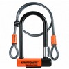 Kryptonite U-lock Evolution Mini 7 8,3x17,8 cm + Kryptoflex laidas 10mm/120 universalus