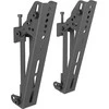 Laikiklis „Multibrackets M Pro“ serija – pakreipiamos svirtys 200 mm | VESA vertikaliai 75–200 | Maks. 30 kg | Juodas