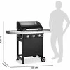 Landmann Rexon 3.0 Sapphire Juodas -kaasugrilli