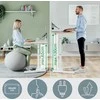 Kompaktiškas elektrinis LEITZ ERGO stalas 80x60, baltas