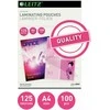 Esselte LEITZ BOX 100 PLASTIC POCKETS 125micron A4 (33808)