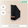 Segregator Leitz Leitz Puro Magazine File, 100% recycled card, pack of 2, Juodas, 100 mm, 260 mm, 310 mm, 310 g, Italy