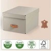 Leitz Leitz Puro Storage Box with lid, medium, 17L, 100% recycled card, pack of 2, Pilkas, Cardboard, 17 L, 270 mm, 370 mm, 200 mm