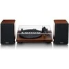 Lenco LS-600WA patefonas (graikinis riešutas) + kolonėlės HiFi komplektas
