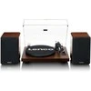 Lenco LS-600WA patefonas (graikinis riešutas) + kolonėlės HiFi komplektas