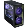 Kompiuterio korpusas Lian Li LANCOOL 217 INF, Mid-Tower, grūdinto stiklo šoninis langas, RGB apšvietimas, juodos spalvos