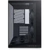 Lian Li O11 Dynamic Mini V2 Flow PC-kompiuterio korpusas, Mini-kompiuterio korpusas, ATX, Tempered Glass – inklusive 5x 120-mm-Lüfter, juodos spalvos