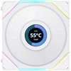 Lian Li UNI FAN TL LCD serijos ventiliatorius, 3 vnt. pakuotėje su valdikliu – 120 mm, baltas