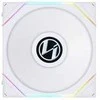 Lian Li UNI FAN TL LCD Wireless korpuso ventiliatorius, ARGB, PWM – Reverse Blade, 140 mm, baltos spalvos