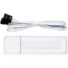 Lian Li UNI FAN TL Wireless LCD korpuso ventiliatorius, ARGB, PWM, 3er-Pack su valdikliu- Reverse Blade, 120 mm, baltos spalvos