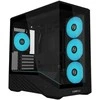 Lian Li VECTOR V100 MINI PC Case, Micro-ATX, Tempered Glass – Juodas