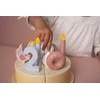Medinis gimtadienio tortas Little Dutch, rausvas