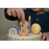 Medinis gimtadienio tortas Little Dutch, melsvas