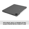 Logitech COMBO TOUCH iPad PRO12.9IN 5.G/OXFORD kuprinė – PAN