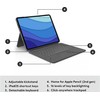 Logitech COMBO TOUCH iPad PRO12.9IN 5.G/OXFORD kuprinė – PAN