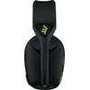 Žaidimų ausinės Logitech G435 Lightspeed, juodos/neoninės geltonos spalvos