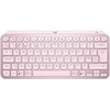 Minimalistinė Belaidė Klaviatūra su apašvietimu Logitech MX Keys Mini, Rožinės spalvos, Šiaurės šalių (Qwerty) išdėstymas