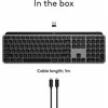 Logitech FC481 MX Keys S, skirta „Mac“ pažangi belaidė klaviatūra su apšvietimu, Nordic