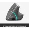 Belaidė pelė Logitech MX Vertical, pilka
